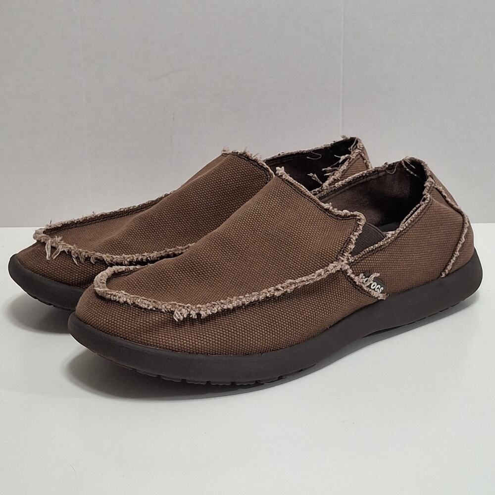 Crocs Classic Clogs Men's Size 8 Brown Slip On Comfort Shoes Lightweight